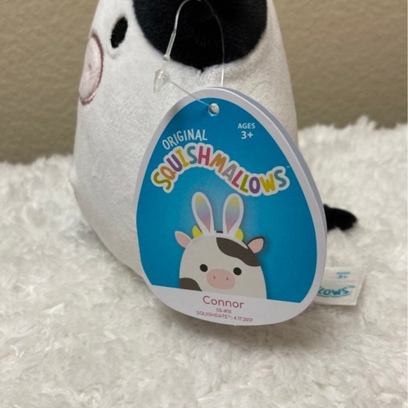Connor The Cow with Bunny Ears Squishmallows - Picture 3 of 3